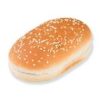 Oval Hamburger Bun Sesam 48x67gr