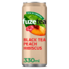 Fuze Tea Peach Hibiscus 24x33cl Blik
