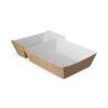 Snackbakje A20 (A14+) Kraft Wit Bio 400 stuks